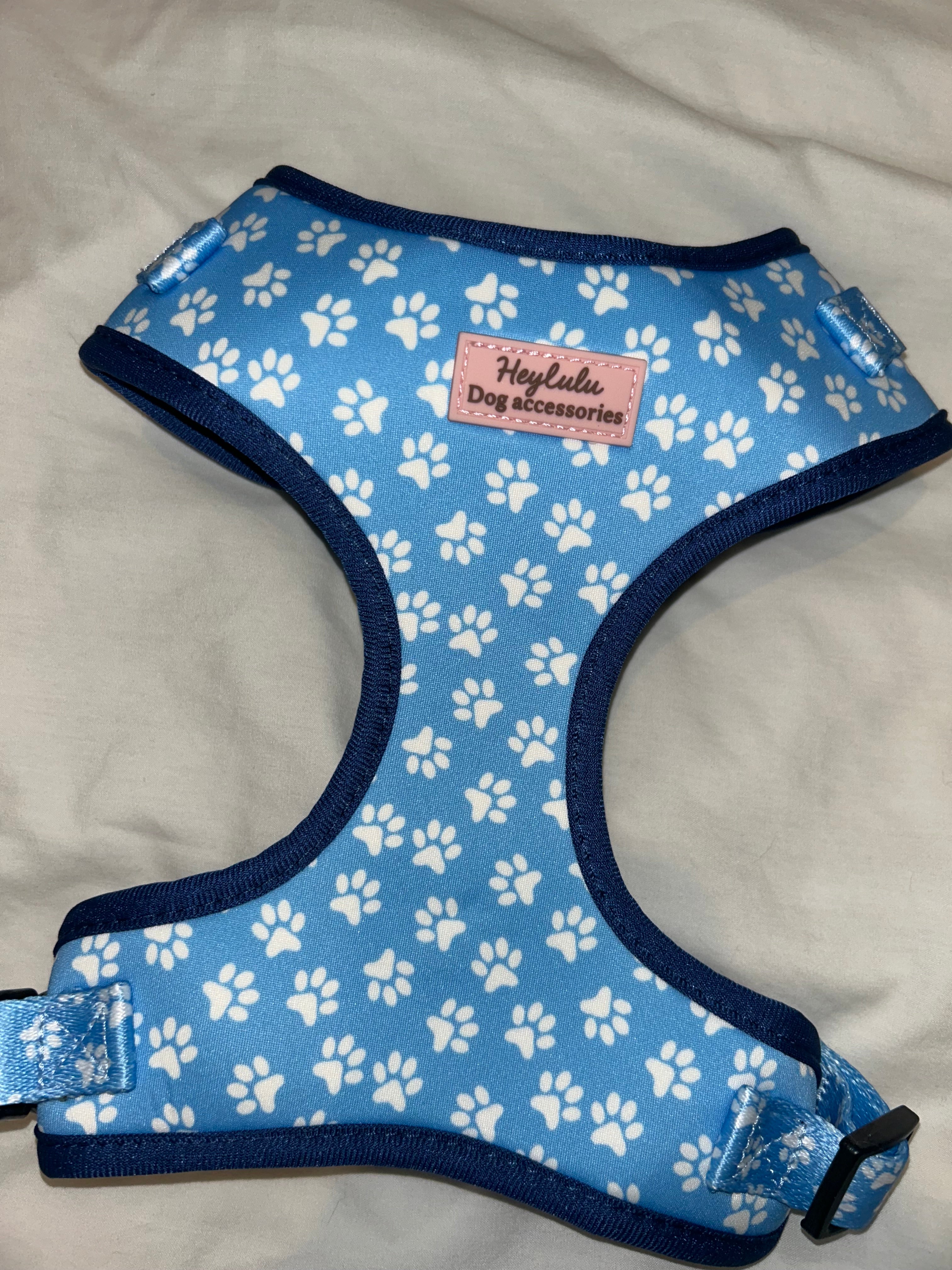 ‘Blue Me Away’ Adjustable Dog Harness