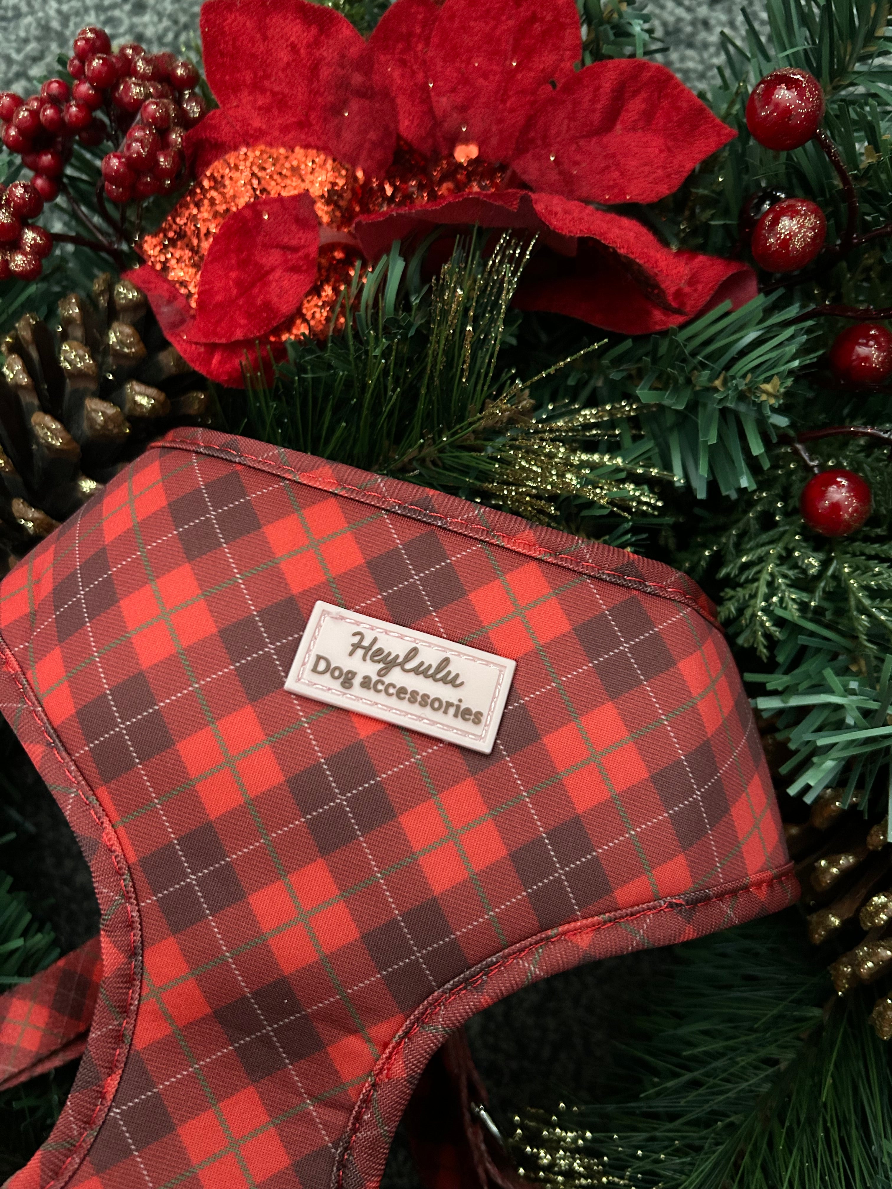 Pup in Plaid Adjustable Dog Harness