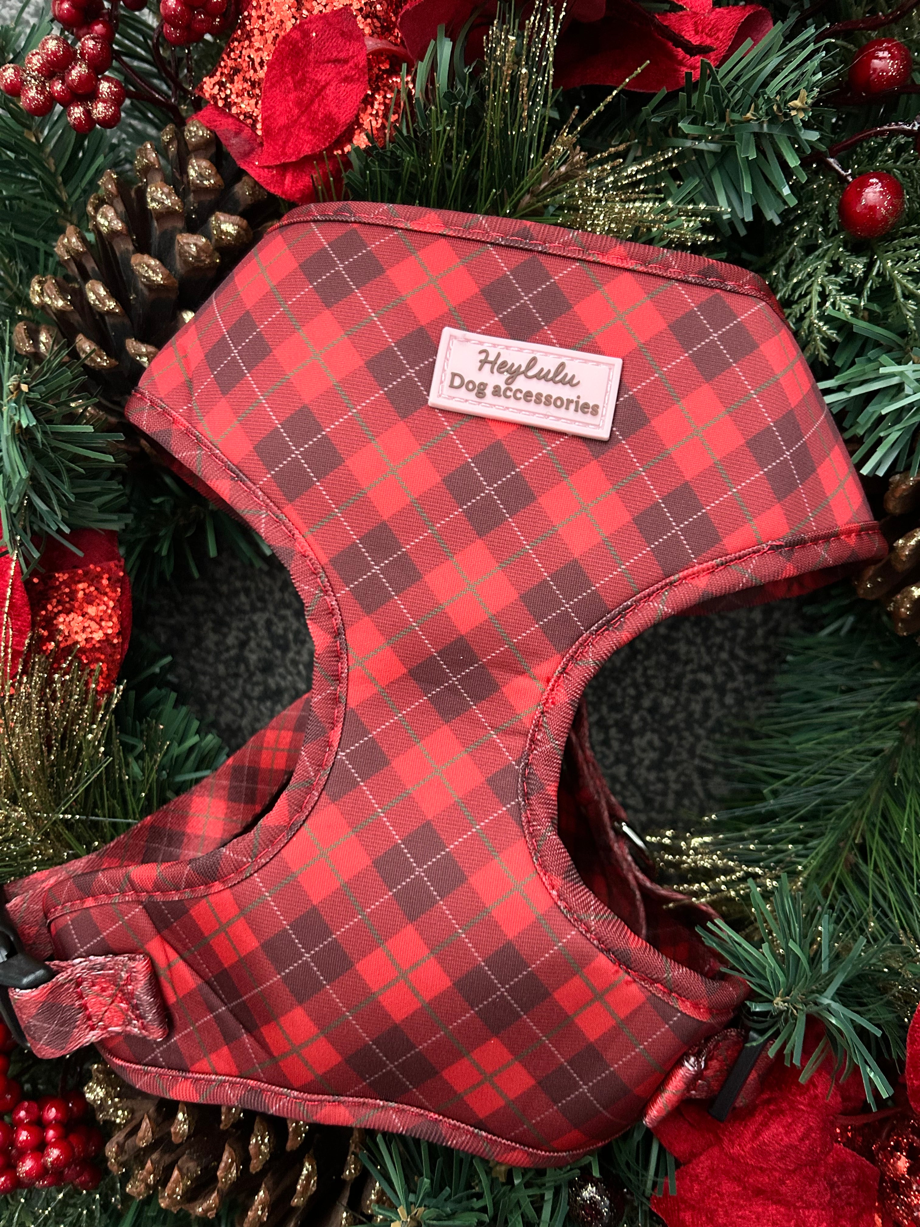 Pup in Plaid Adjustable Dog Harness